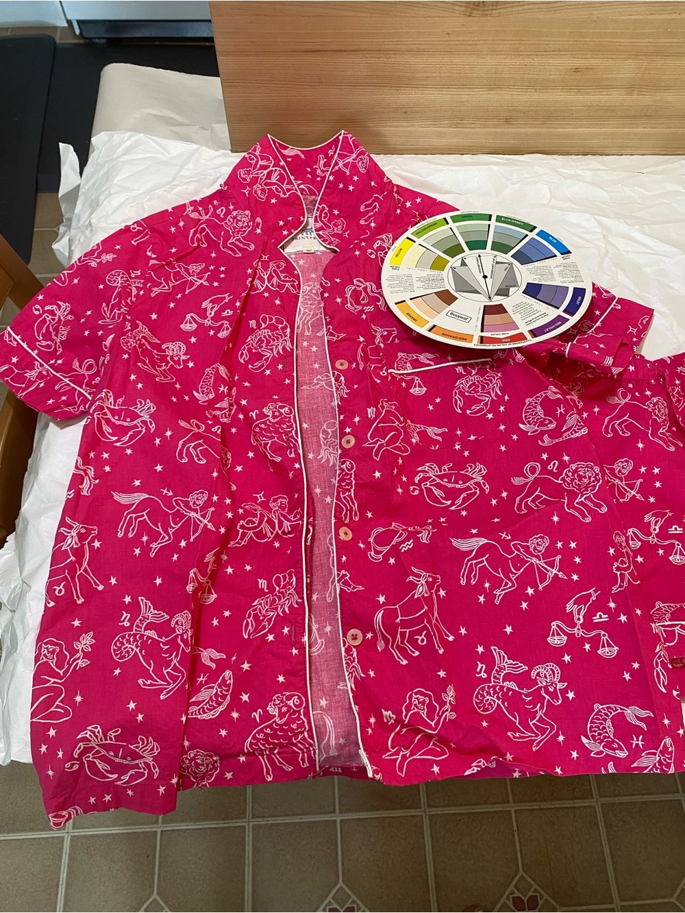 Printfresh Hot Pink Zodiac Print Shirt